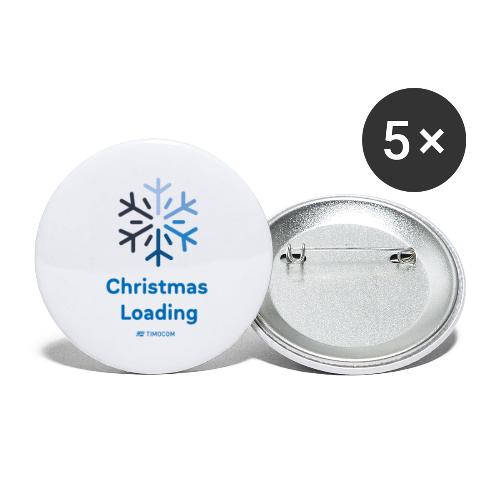 Christmas Loading - Buttons klein 25 mm (5er Pack)