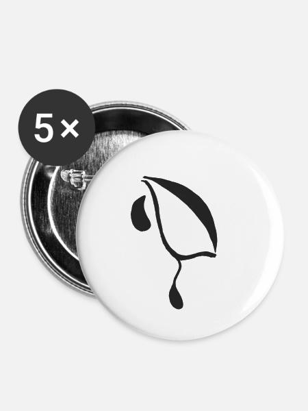 Ein weiterer Eyelagrimas - Buttons klein 25 mm (5er Pack) - Weiß