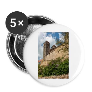 Stiftskirche St. Servatii - Buttons klein 25 mm (5er Pack) - Weiß - Vorne