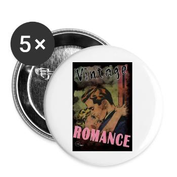 VINTAGE ROMANCE 5 BIS von Yume Origins - Buttons klein 25 mm (5er Pack) - Weiß - Vorne