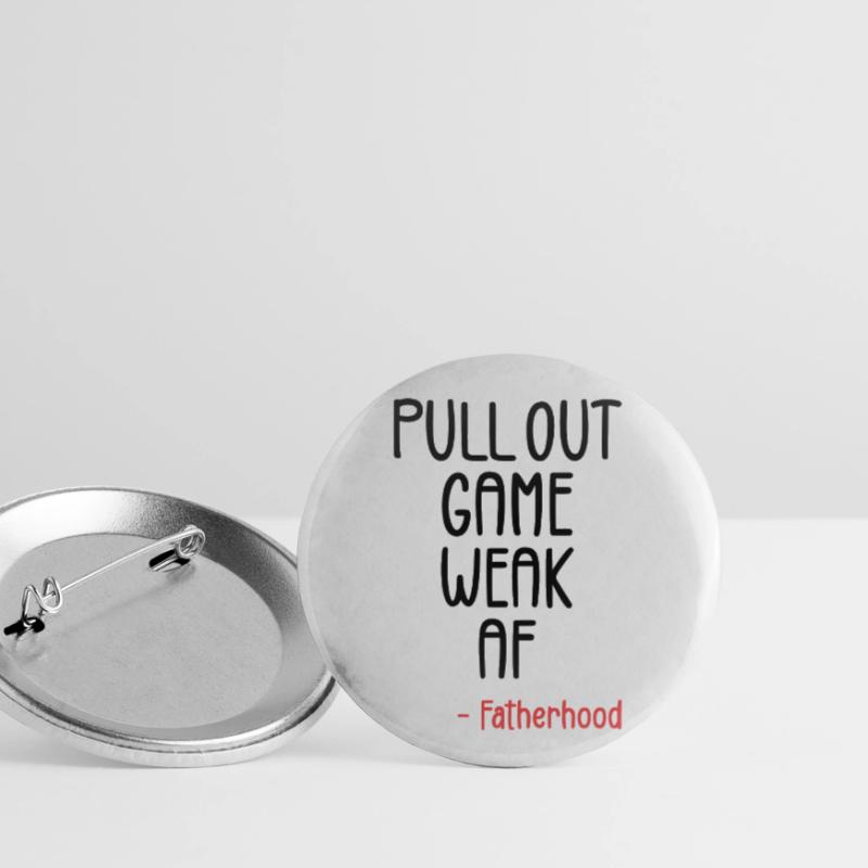 Pull out game weak af Lot de 5 petits badges (25 mm)