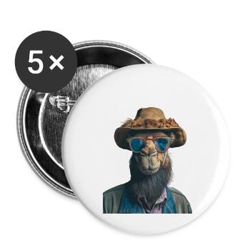 BOB Farmer - Buttons small 1''/25 mm (5-pack) - white - Front