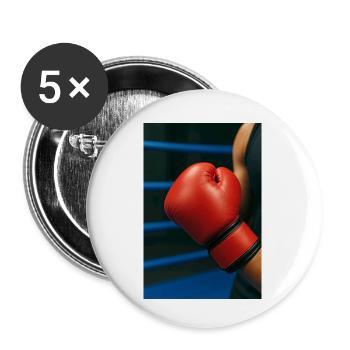 Boxing - Glove - Buttons small 1''/25 mm (5-pack) - white - Front