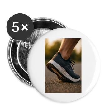 Running - Mid-step - Buttons small 1''/25 mm (5-pack) - white - Front