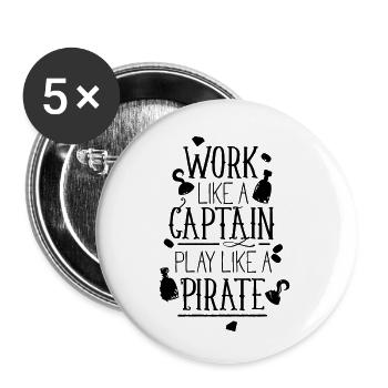 Colorful Abstract Graphic Design - Buttons small 1''/25 mm (5-pack) - white - Front