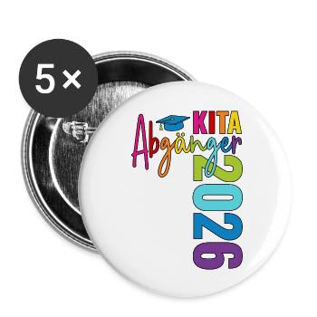 Daycare graduates 2026 - Buttons small 1''/25 mm (5-pack) - white - Front