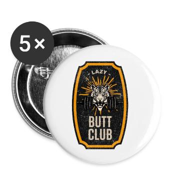 Lui Kontclub - Buttons klein 25 mm (5-pack) - wit - Voor