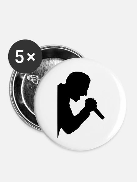 singer - Buttons klein 25 mm (5er Pack) - Weiß