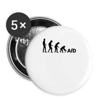 AfD Evolution - Buttons small 1''/25 mm (5-pack) - white - Front