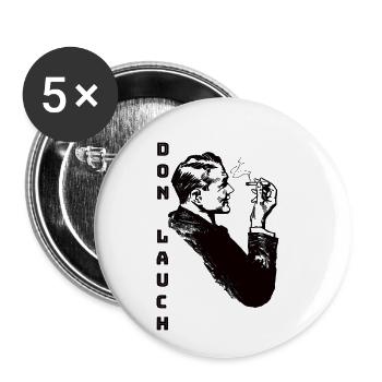 Don Lauch - Buttons klein 25 mm (5er Pack) - Weiß - Vorne