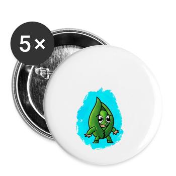 T-shirt de Flijolito de Mucha Lucha - Lot de 5 petits badges (25 mm) - blanc - Devant