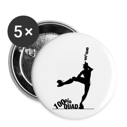 Roller Quad - Lot de 5 petits badges (25 mm)