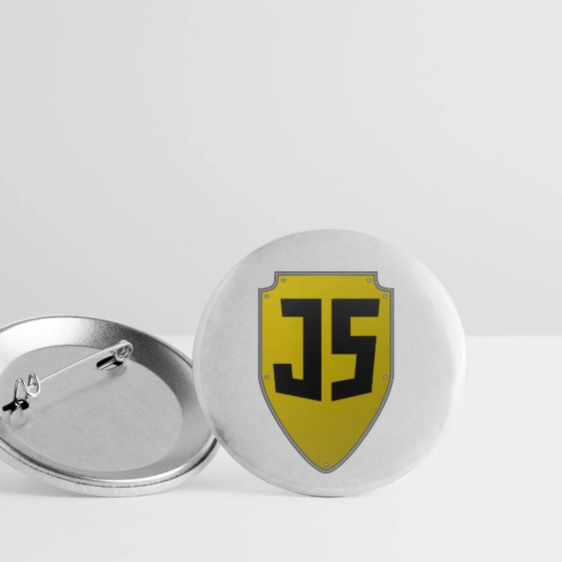 Bouclier JavaScript Lot de 5 petits badges (25 mm)