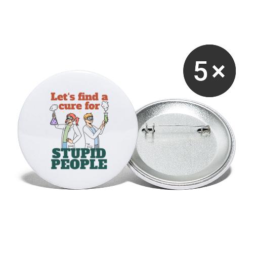 Find a cure - Buttons klein 25 mm (5er Pack)
