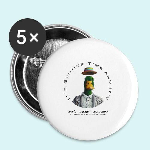 El Pato Loco - Buttons small 1''/25 mm (5-pack)