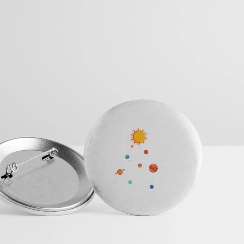 Solar System Pendulum Physics Planets Science Buttons small 1''/25 mm (5-pack)