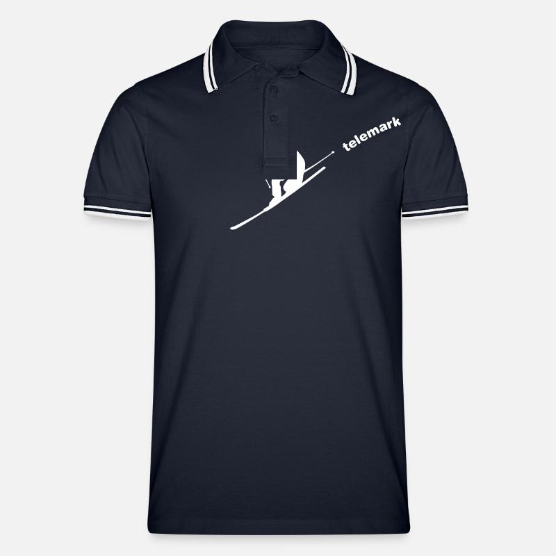 Telemark - Polo per uomo - navy/bianco