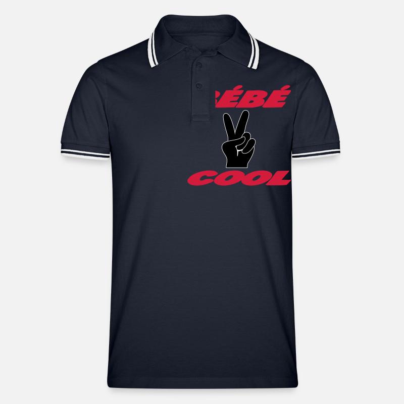 Bébé COOL - Polo tipped Homme - marine/blanc