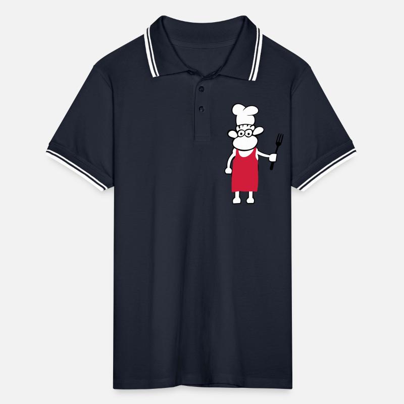 Schääf koch Männer Tipped Poloshirt