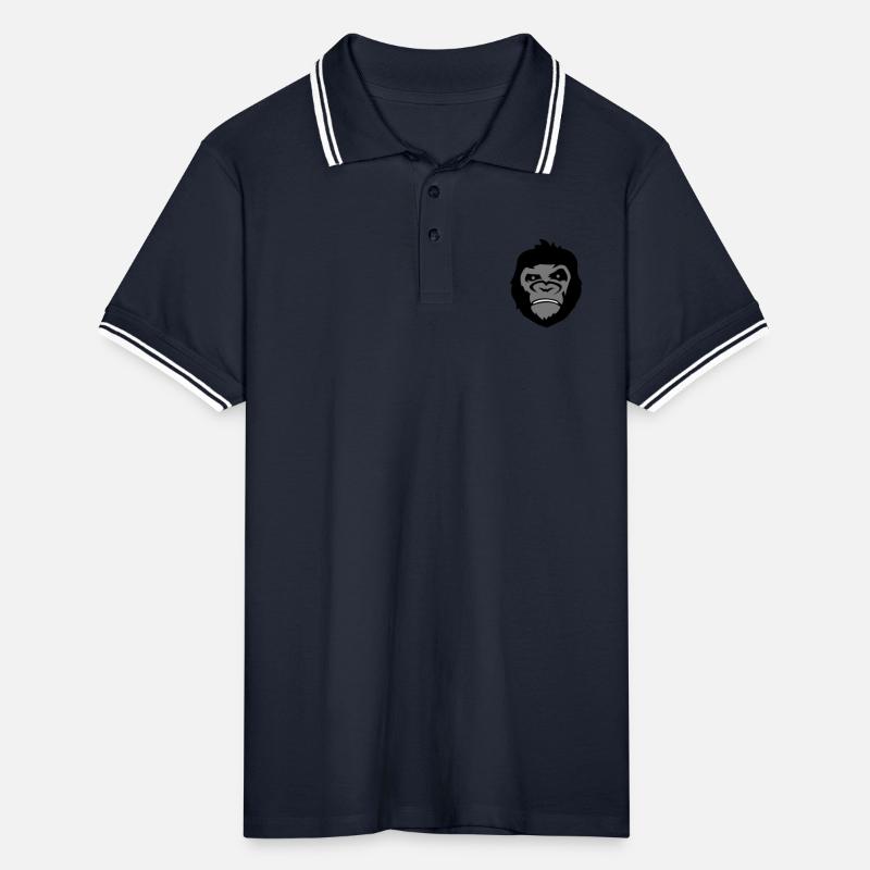 Visage de gorille Polo tipped Homme