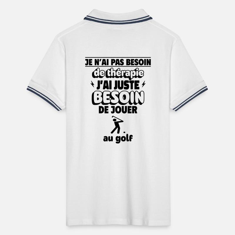 besoin de golf Polo tipped Homme