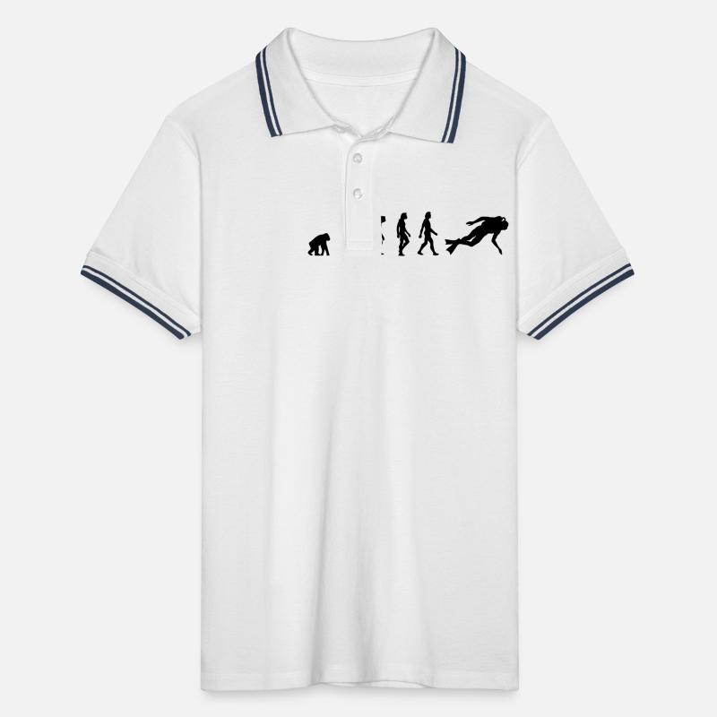L évolution de la Plongée Polo tipped Homme