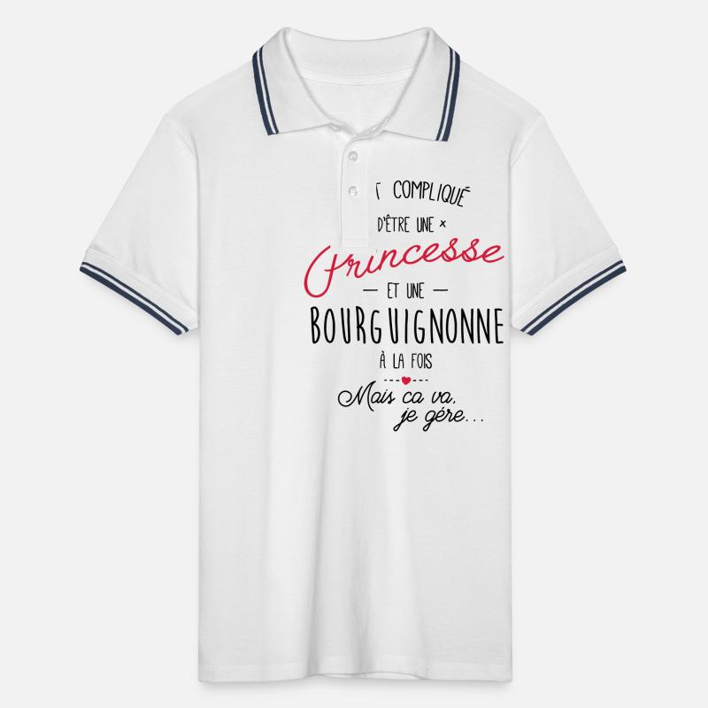 princesse et Bourguignonn Polo tipped Homme
