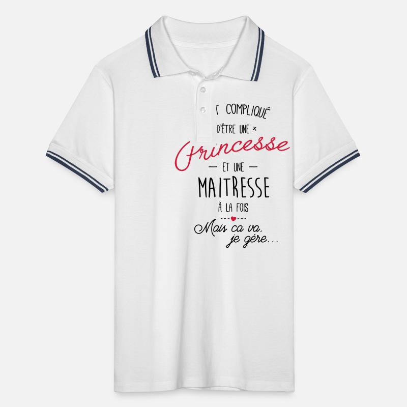 princesse et maitresse Polo tipped Homme