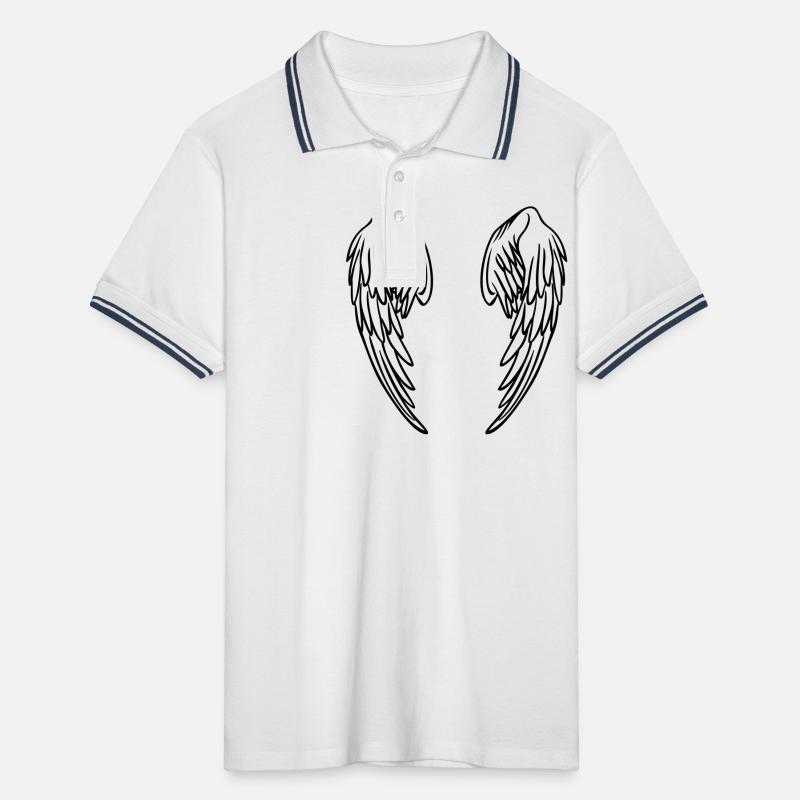 wings Männer Tipped Poloshirt