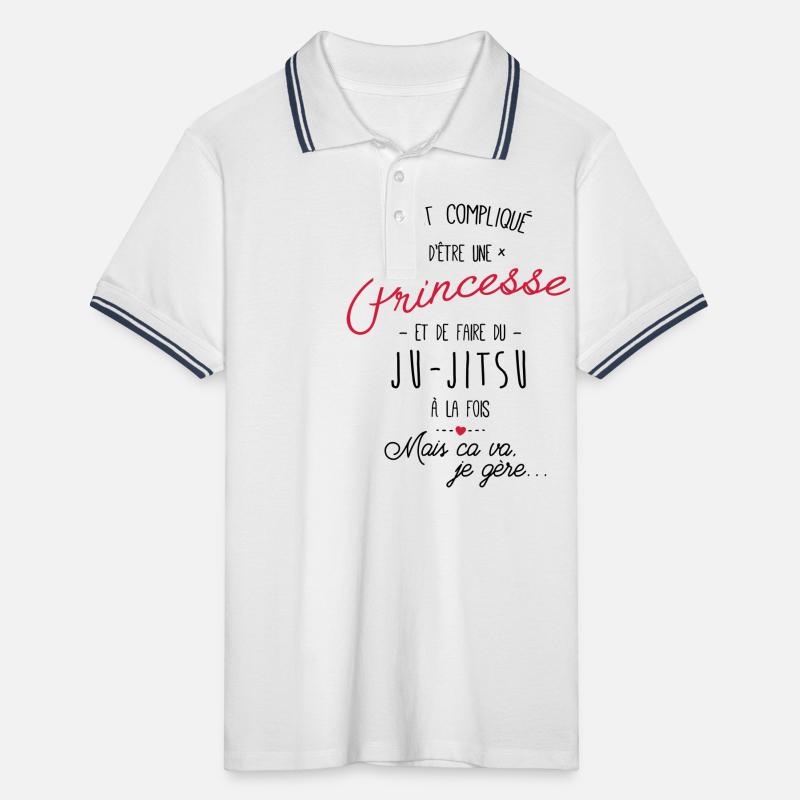 princesse et Ju-Jitsu Polo tipped Homme