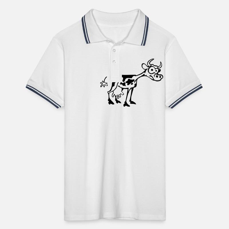 Vache Polo tipped Homme
