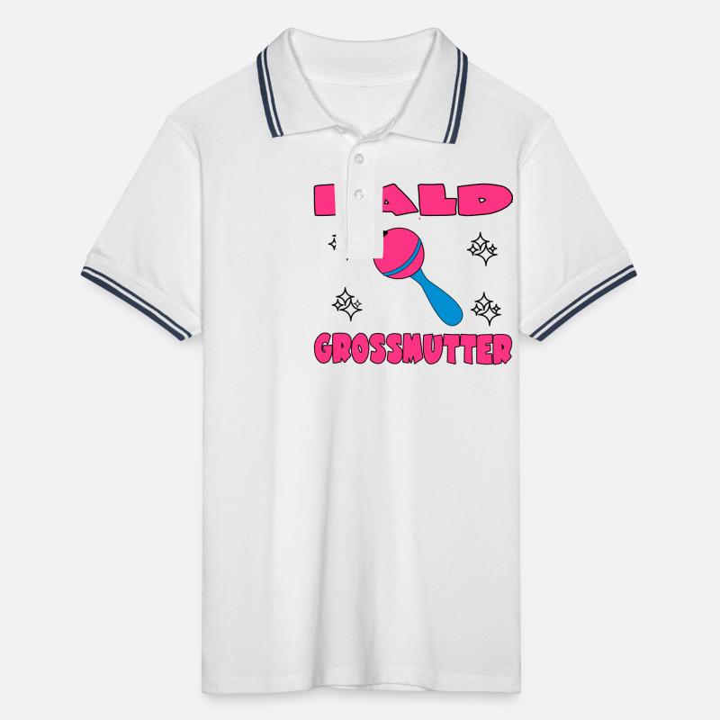 KAHLE GROSSMUTTER Männer Tipped Poloshirt