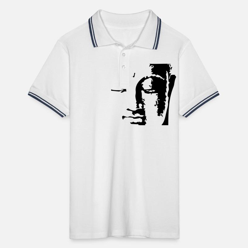 buddhas_face Polo tipped Homme