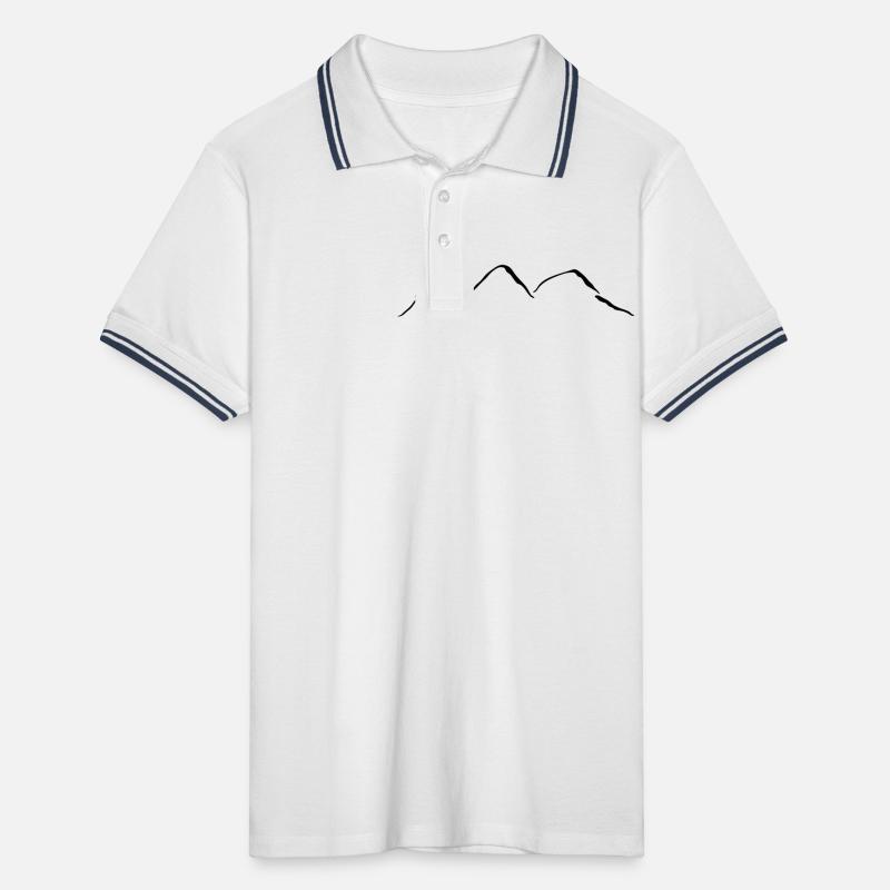 Montagnes Polo tipped Homme