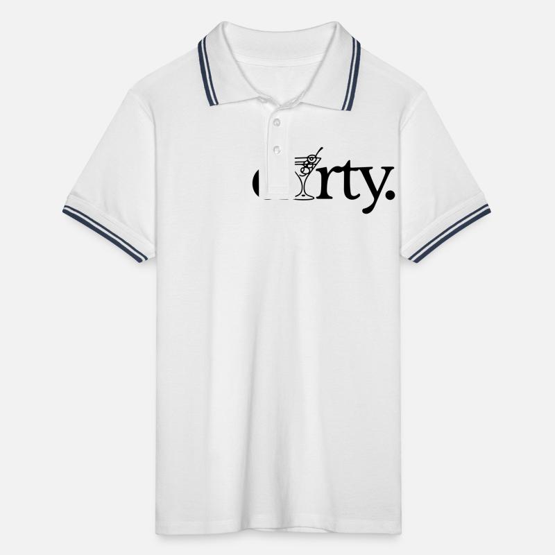 dirty Men's Tipped Polo Shirt