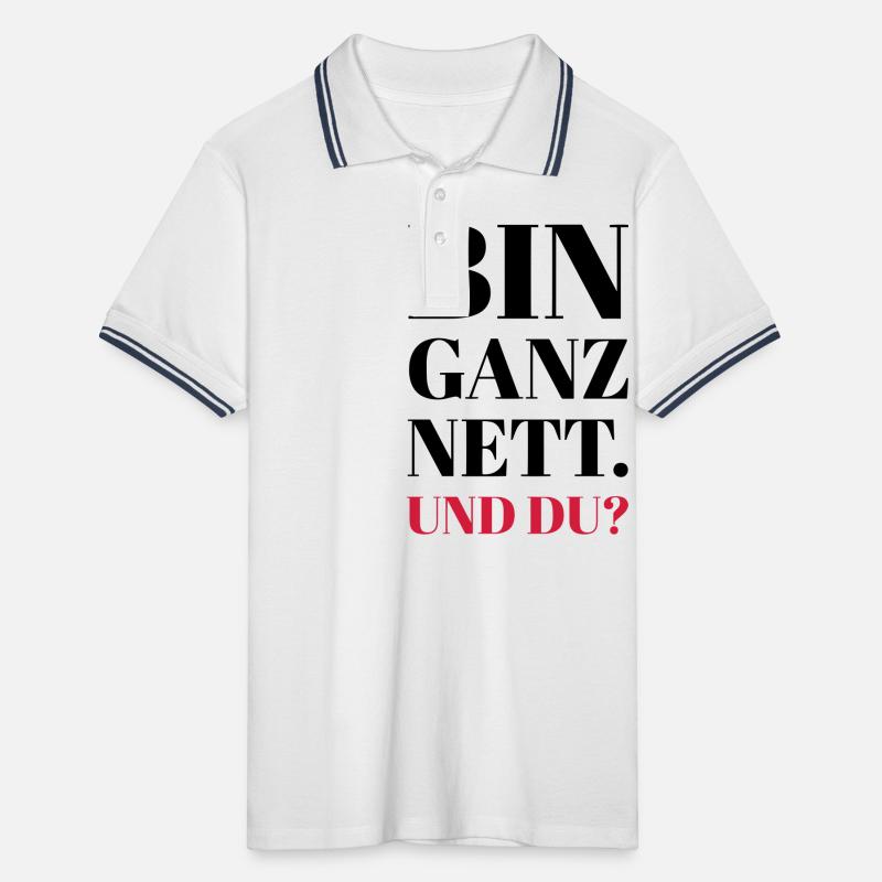 Nett Männer Tipped Poloshirt