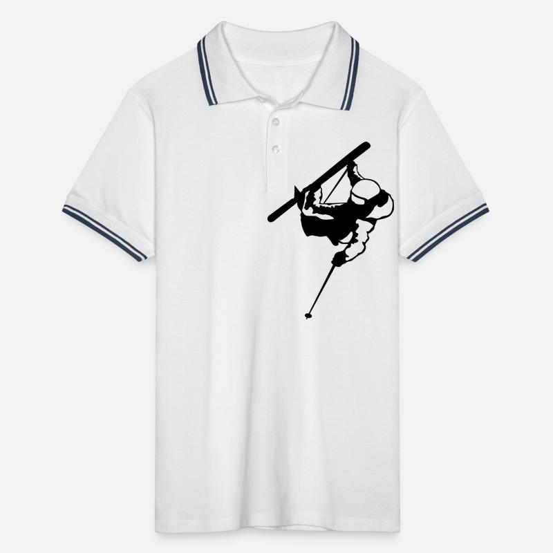 Trick Ski Men's Tipped Polo Shirt