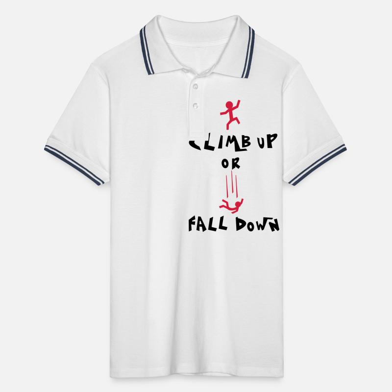 Klettern Männer Tipped Poloshirt