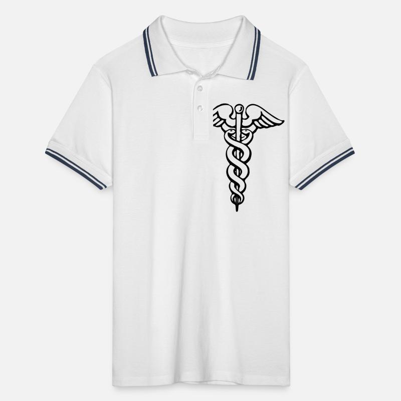 Caducée 01 Polo tipped Homme