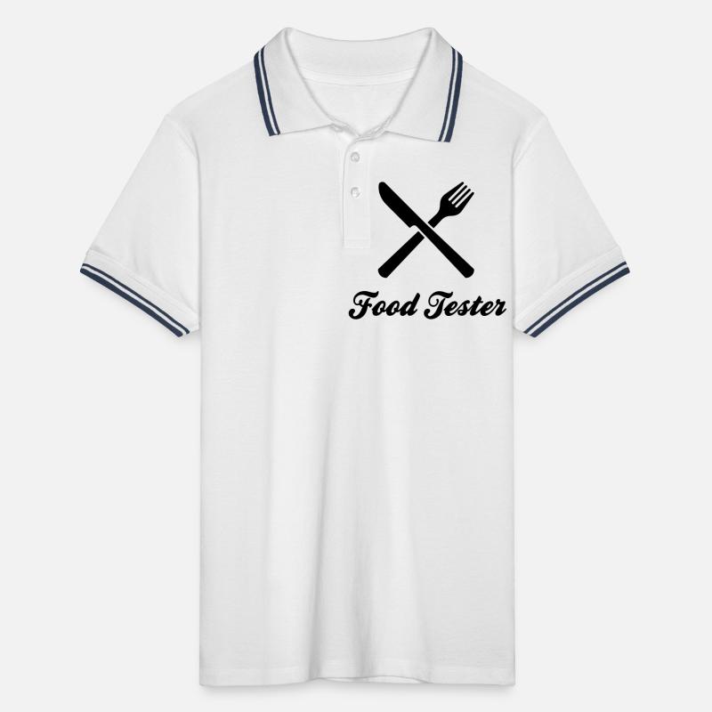 essen Männer Tipped Poloshirt