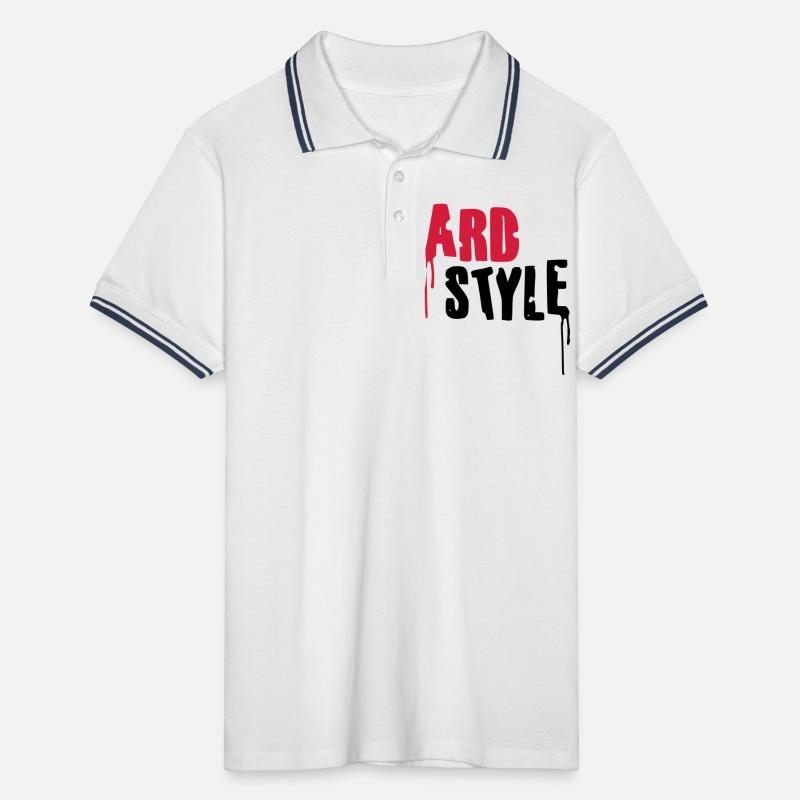 Hardstyle Männer Tipped Poloshirt