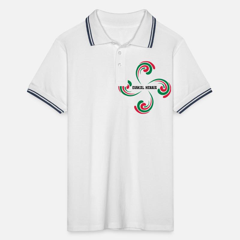 Croix Basque Polo tipped Homme