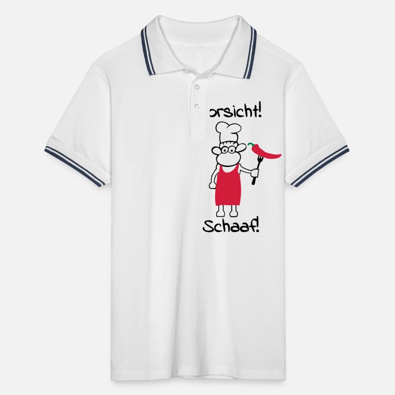 Attention schaaf! Polo tipped Homme