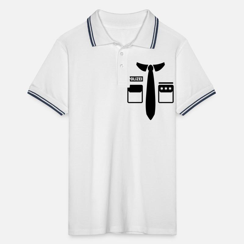 polizei_uniform_f1 Polo tipped Homme