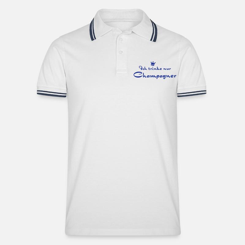 blockedTitle - Polo tipped Homme - blanc/marine