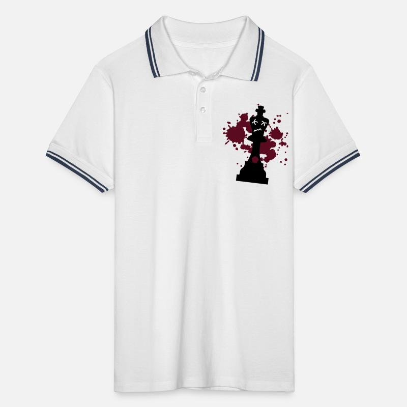 checkmate Men's Tipped Polo Shirt