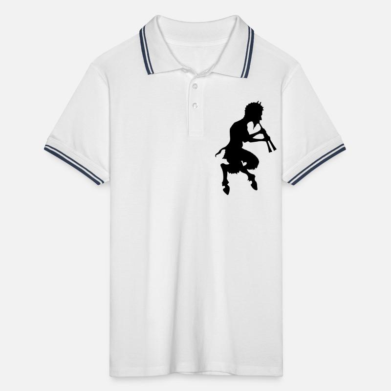 pan faune devil devil Polo tipped Homme