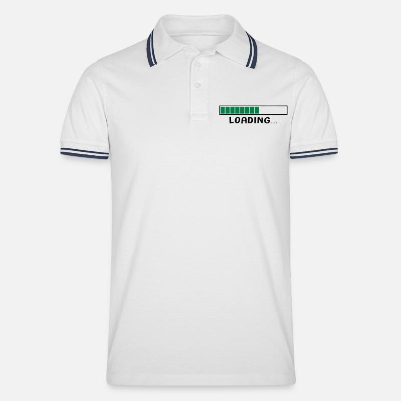 LOADING 4 - Polo tipped Homme - blanc/marine