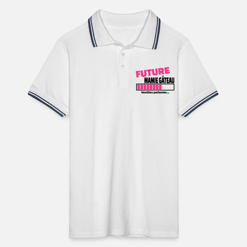 future mamie gâteau Polo tipped Homme