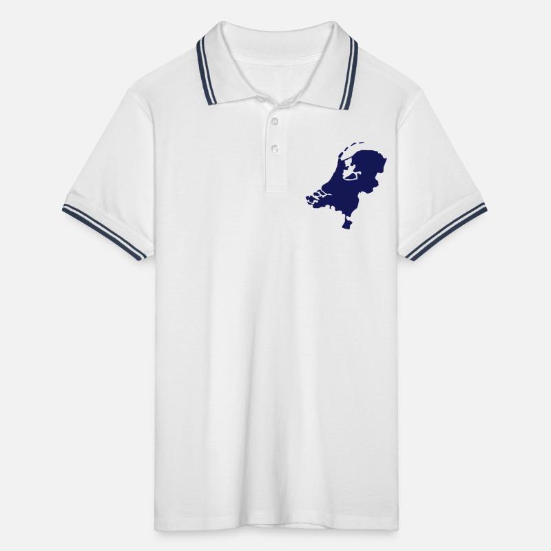 Pays-Bas Polo tipped Homme